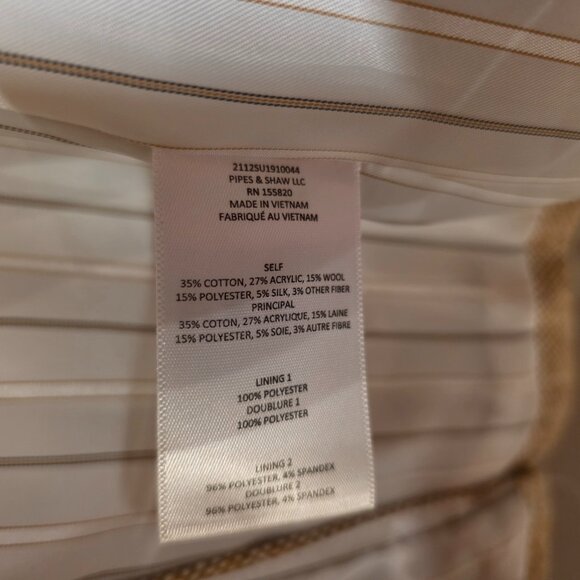 Veronica Beard PYLE  Dickey Jacket sz 16 Tan/Beige Tweed - Picture 3 of 3